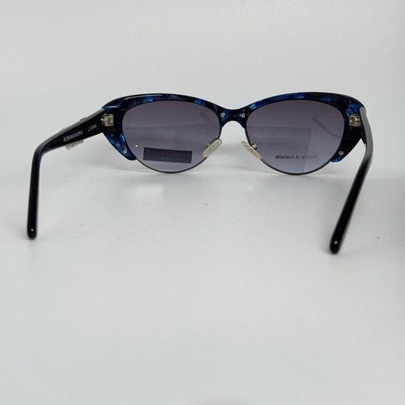 BCBGMAXAZRIA Women Cat Eye Sunglasses Blue Multi Vamp 54 13 140 21263‎ main image 8